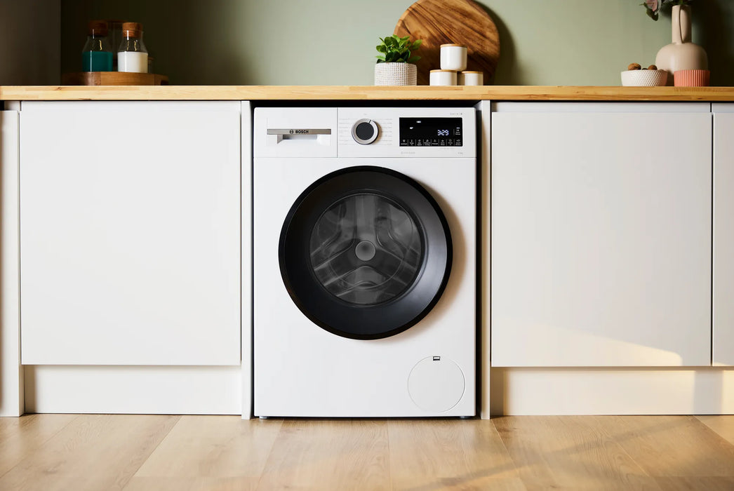 Bosch Series 6, Washing machine, front loader, 9 kg, 1400 rpm - White | BSH WGG24400GB