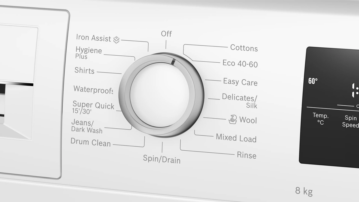 *LOCAL COLLECTION* Bosch Series 4, Washing machine, front loader, 8 kg, 1400 rpm - White | WAN28258GB