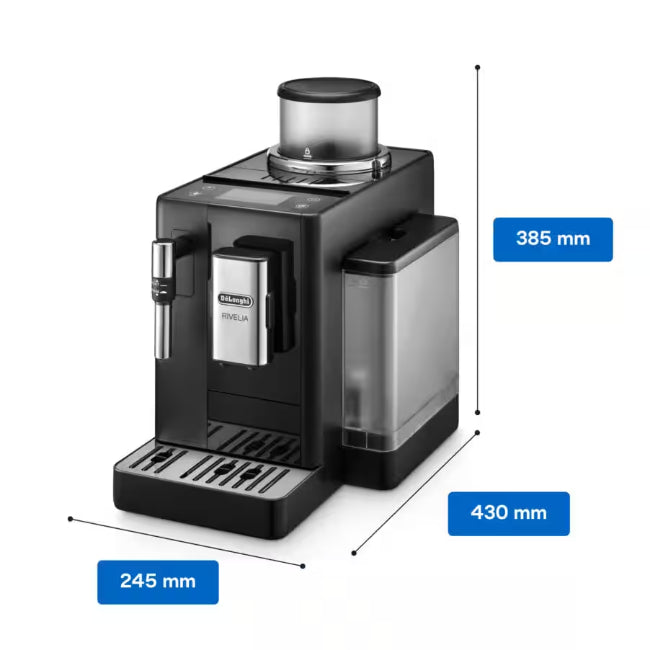 Delonghi Rivelia Coffee Machine - Onyx Black | EXAM440.35.B