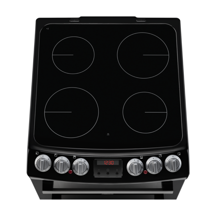 Buy ZANUSSI ZCV46250BA 55 cm Electric Cooker - Black