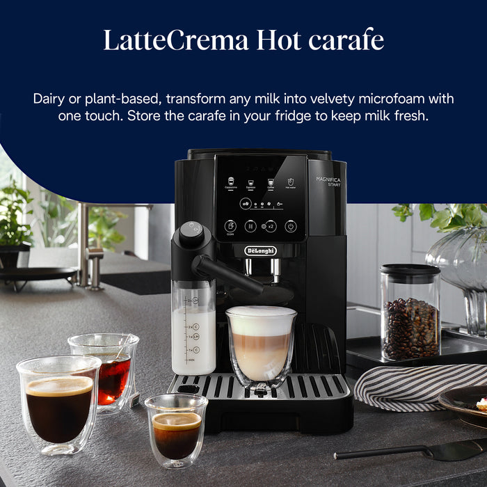 Delonghi Magnifica Start Fully Automatic Bean to Cup Coffee Machine - Black | ECAM220.60.B