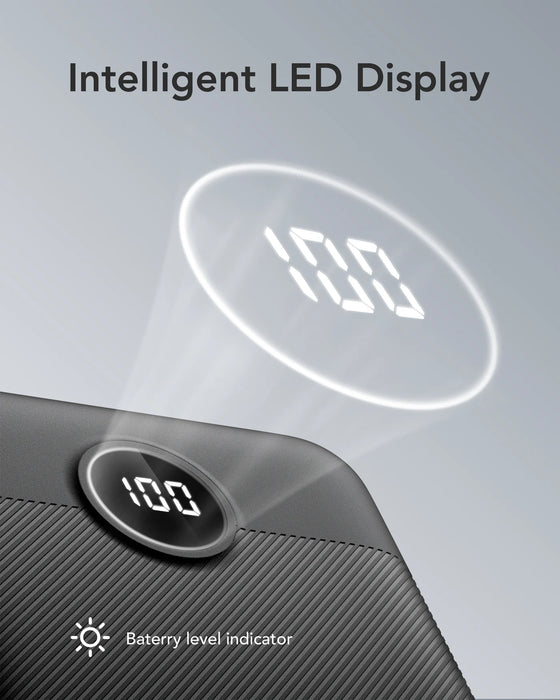 Veger L30S 30000mAh Power Bank with Digital Display - Black | W3008
