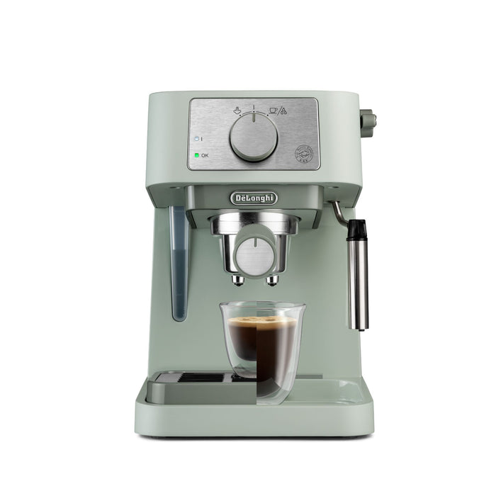 DELONGHI Stilosa Manual Pump Espresso Coffee Machine - Green | EC260.GR