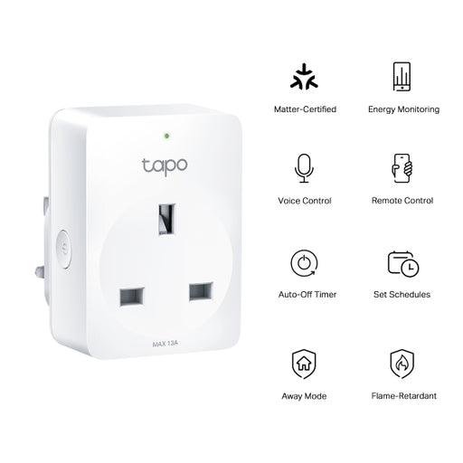 TP-LINK Mini Smart Wi-Fi Plug, Energy Monitoring | TAPOP110M