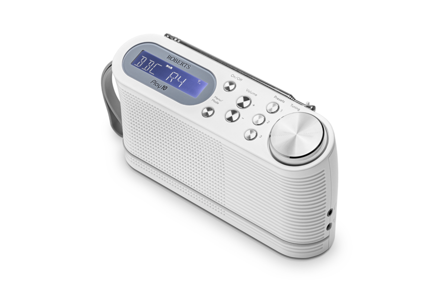 Roberts DAB+/FM Portable Radio - White | X-PLAY10WH