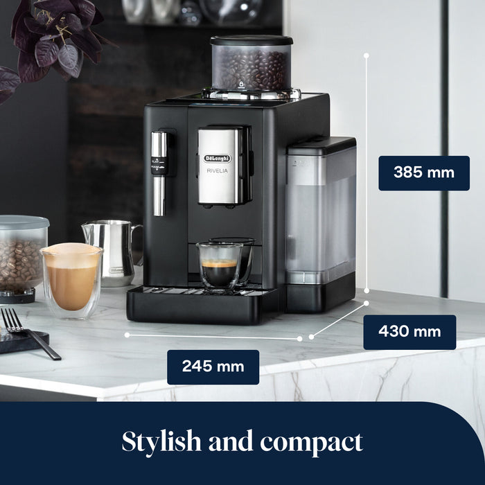 Delonghi Rivelia Coffee Machine - Onyx Black | EXAM440.35.B