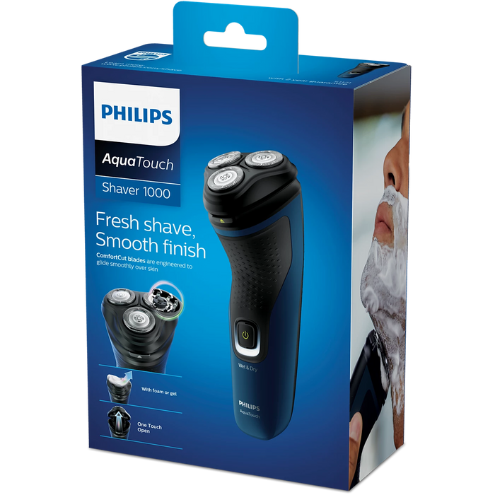 PHILIPS SERIES 1000 Aqua Touch Wet & Dry Shaver | S1121/41