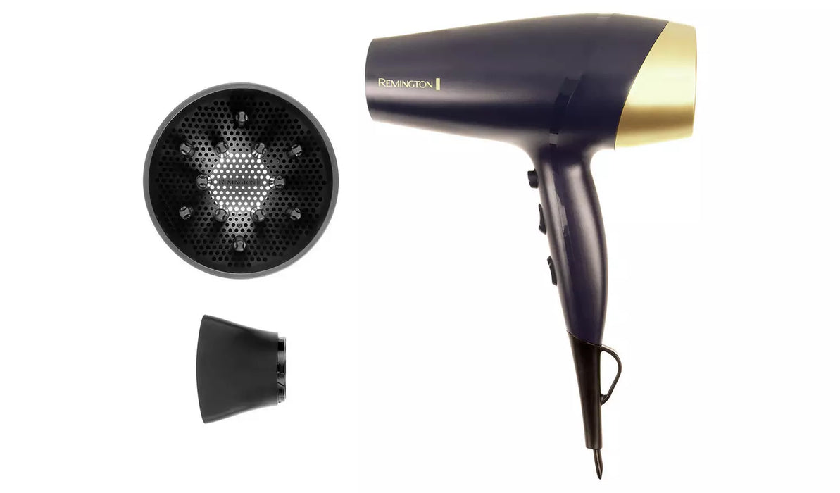 Remington Sapphire Luxe Hair Dryer with Diffuser | D5805