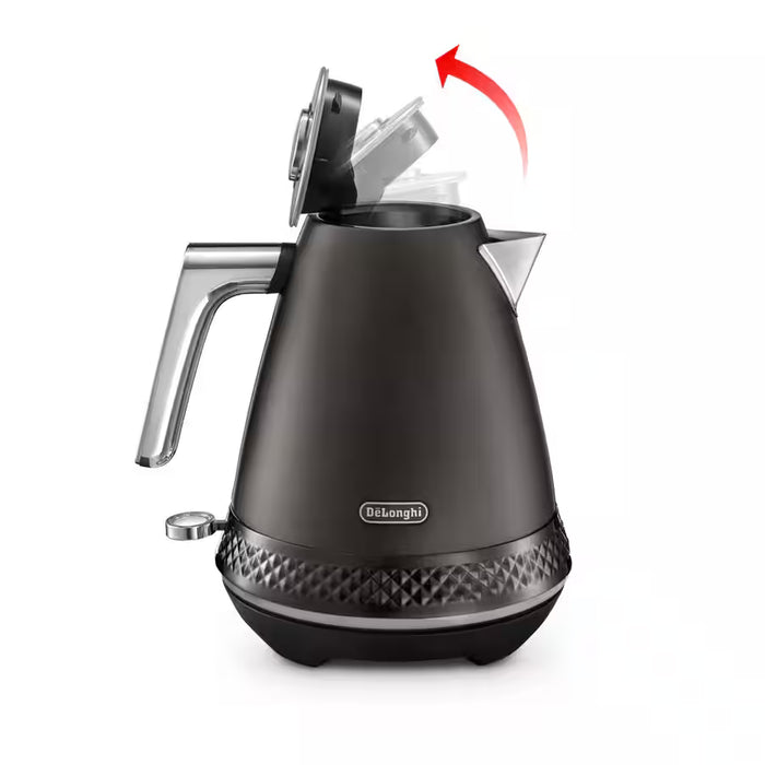 DeLonghi Diadema Onyx 1.7L Kettle - Black | KBV3001.BK