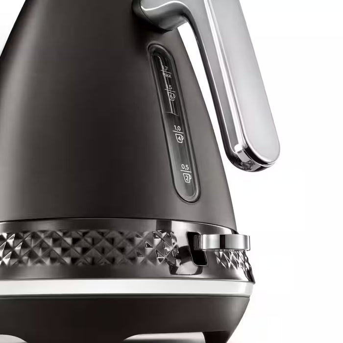 DeLonghi Diadema Onyx 1.7L Kettle - Black | KBV3001.BK