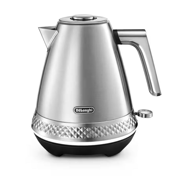 DeLonghi Diadema Platinum 1.7L Kettle - Brushed Steel | KBV3001.M
