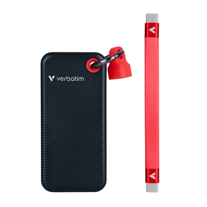 VERBATIM Pocket 1TB SSD - Black/Red | 32192