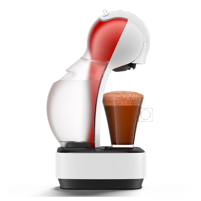 De'Longhi Nescafe Dolce Gusto Colors Pod Coffee Machine 15 Bar with Hot & Cold Function + 2 Capsule Packs - White | EDG355.W+2CAPS