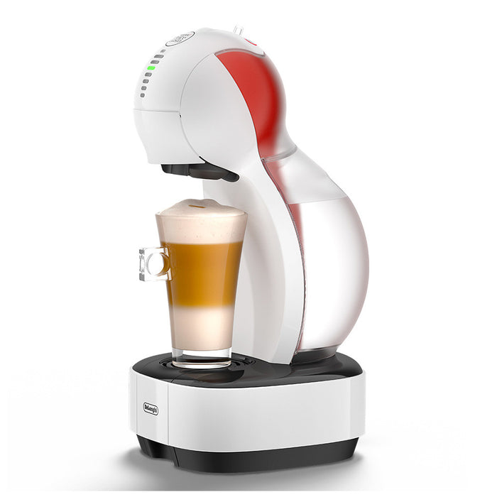 De'Longhi Nescafe Dolce Gusto Colors Pod Coffee Machine 15 Bar with Hot & Cold Function + 2 Capsule Packs - White | EDG355.W+2CAPS