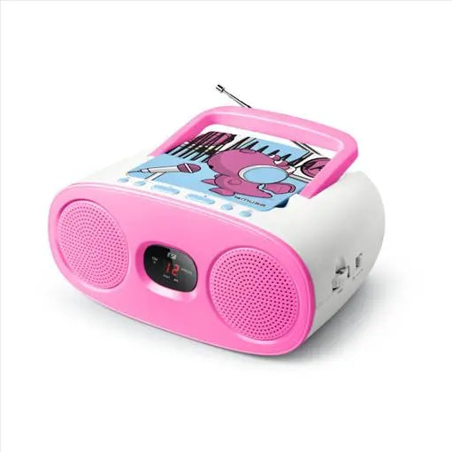 Muse Portable FM/MW Analog Radio CD Player - Pink || M-20KDG