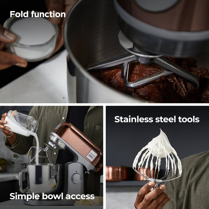 KENWOOD kMix KMX760.GD Kitchen Machine - Rose Gold | KMX760AGD