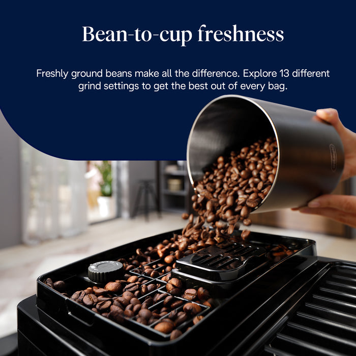 Delonghi Magnifica Start Fully Automatic Bean to Cup Coffee Machine - Black | ECAM220.60.B