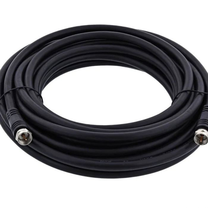 REVEZ 10M RG6 F to F Coax Cable - Black | RG610M