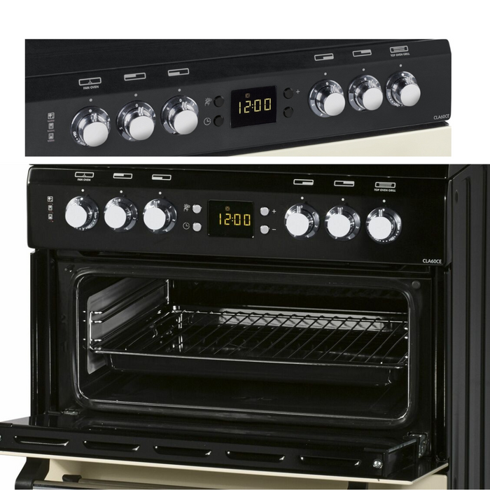 LEISURE Range Style Classic 60CM Electric Cooker C Black Cream