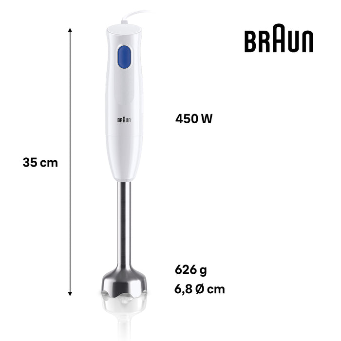 BRAUN MultiQuick 1 Hand blender | MQ10.201MWH