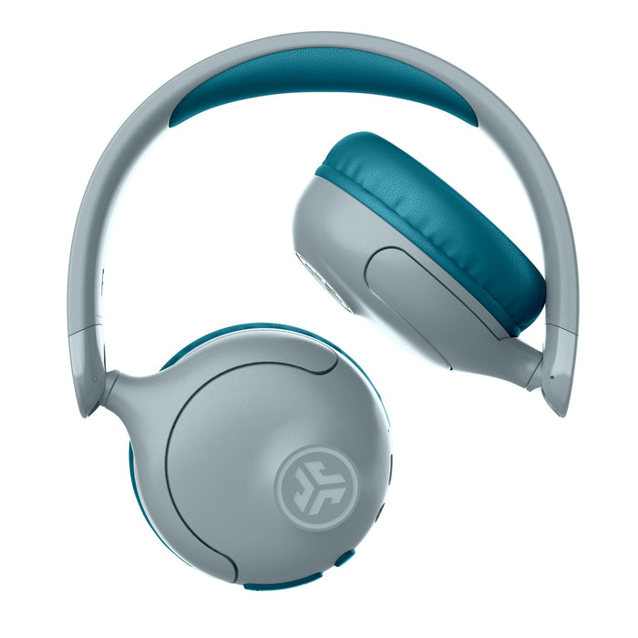 JLab JBuddies Pop 2 in 1 Wireless + Wired Kids Headphones - Teal | IEUHBKJPOPRTEL1