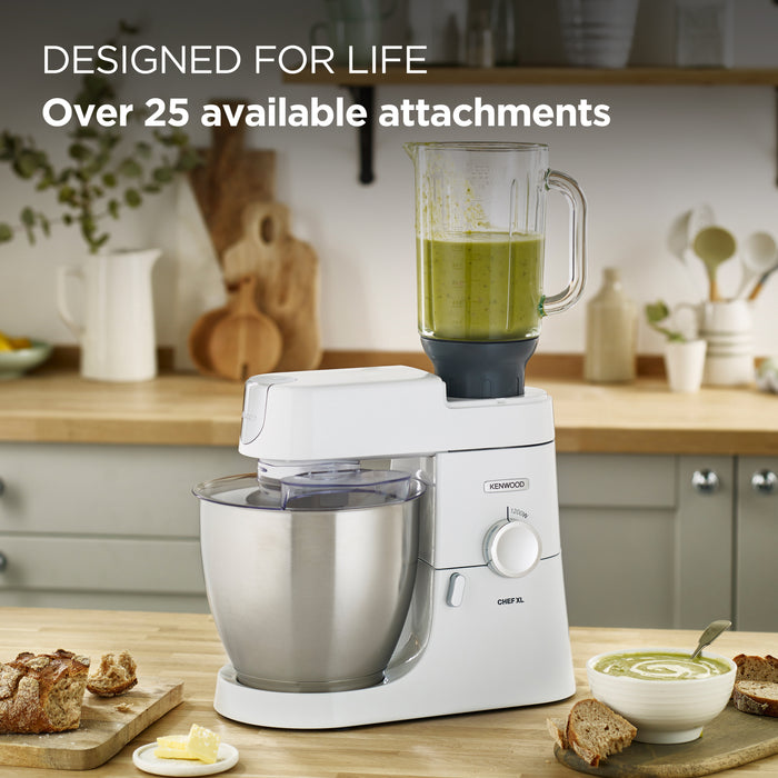 KENWOOD Chef XL 1200W 6.7L Bowl - White || KVL4100W