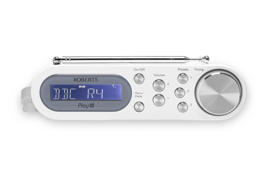 Roberts DAB+/FM Portable Radio - White | X-PLAY10WH