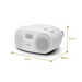 Roberts – ZoomBox FM CD Boombox - White | 500003569