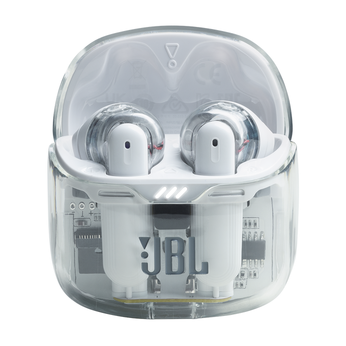 JBL Tune Flex Ghost Edition Earbuds - White | JBLTFLEXGWHT