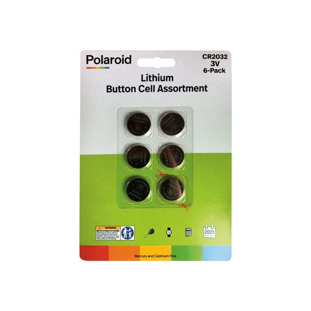 POLAROID 6PK Button Cell Lithium Battery | 40569