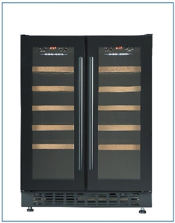 Powerpoint 40 Bottle Dual Zone Wine Storage || P39AD2D40