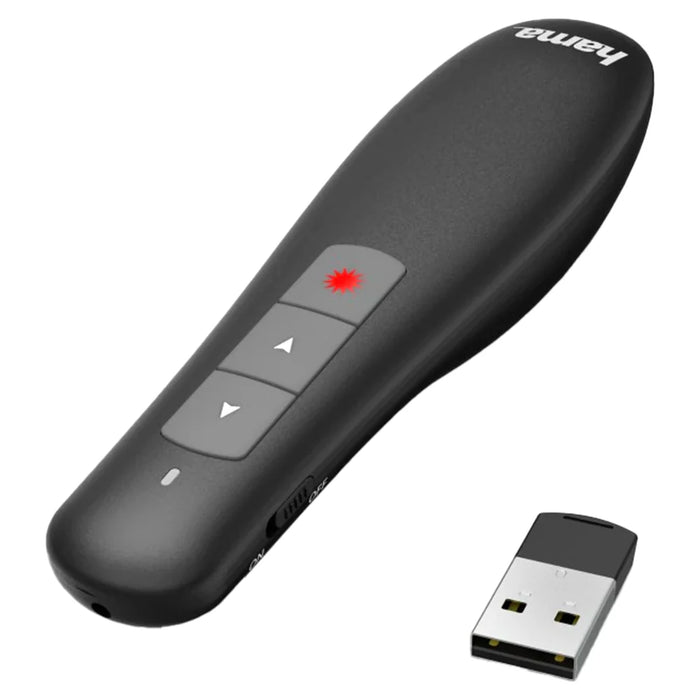 Hama X-Pointer Wireless Laser Presenter - Black | 411440