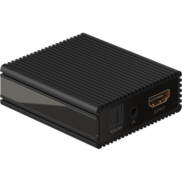 Goobay HDMI Audio Extractor 4K @ 60Hz with Optical TOSLINK and 3.5mm Stereo Output | 58477