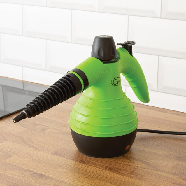 BENROSS Home & Garden Quest Handheld Steam Cleaner 350ml - Green | 41980 IRWINS MEGASTORE