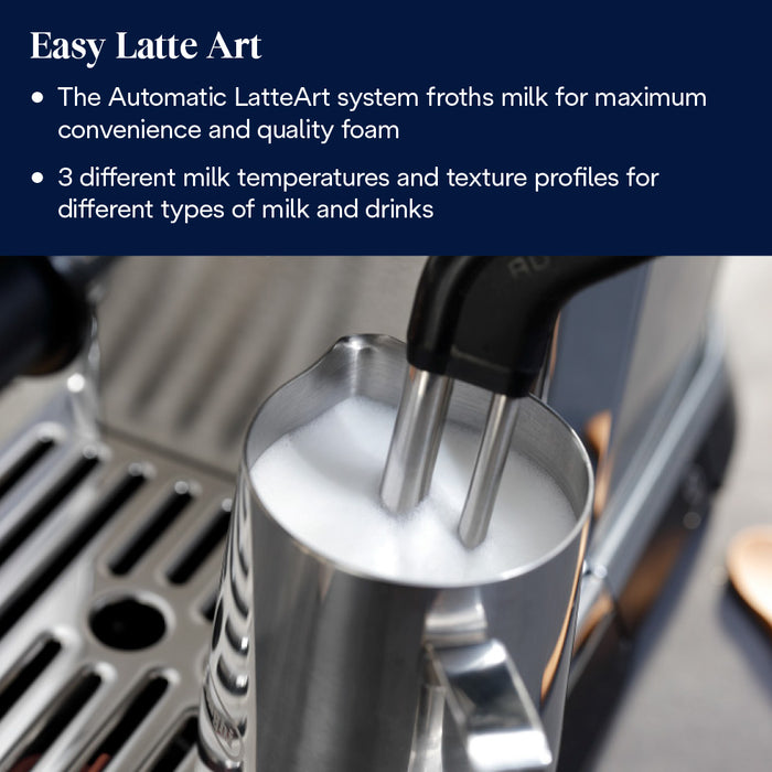 DELONGHI Dedica Maestro Plus Coffee Machine - Silver | EC950.M