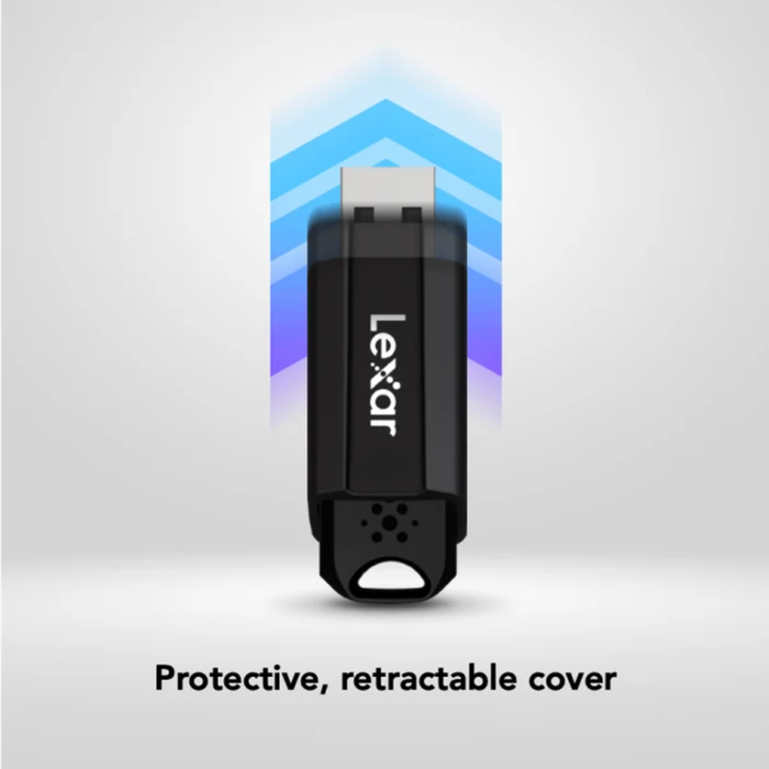 Lexar JumpDrive S80 32GB USB 3.2 Gen 1 Flash Drive with 256-bit AES - Black | LJDS080032G-BNB