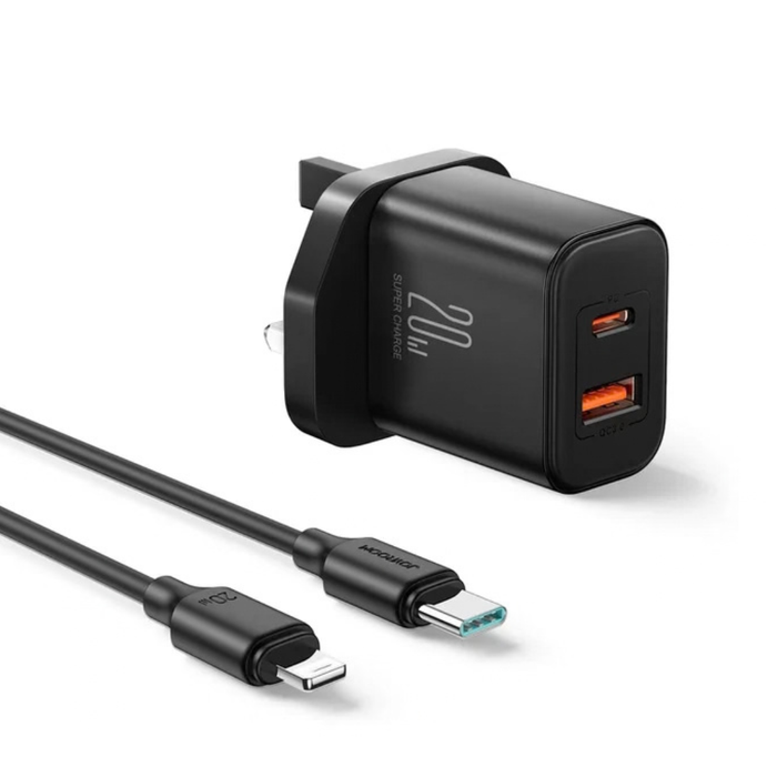 Joyroom Dual Port Fast Charger 20W C to Lightnig | HL-TCF05B/C