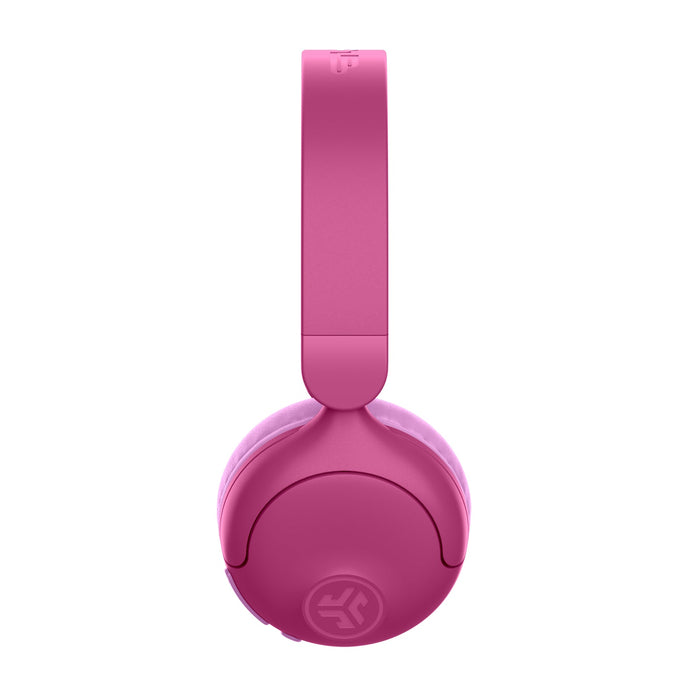 JLab JBuddies Pop 2 in 1 Wireless + Wired Kids Headphones - Pink | IEUHBKJPOPRPNK1