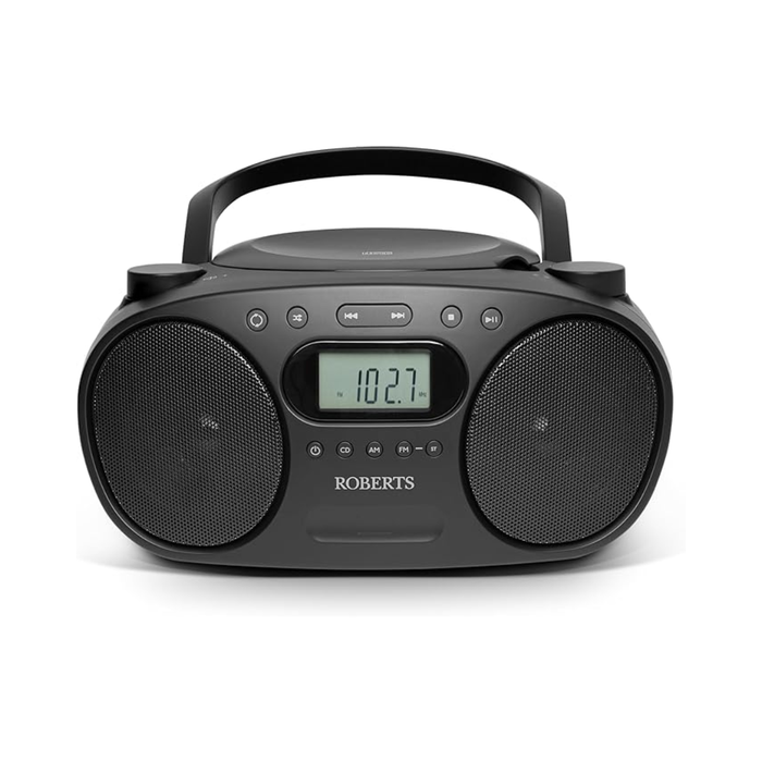 Roberts - Zoombox FM CD Boombox - Black | 500003568