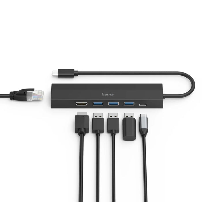 Hama USB-C Multiport Hub - Black | 505484