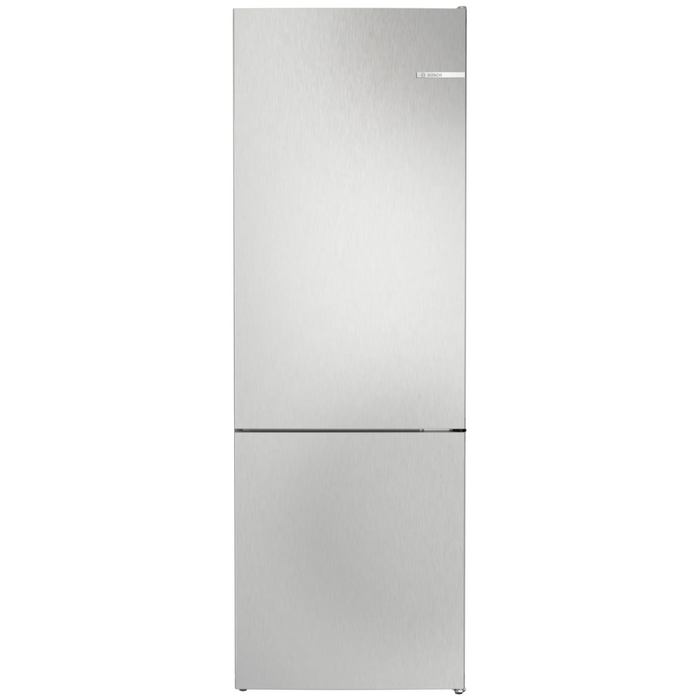 Bosch Series 4 Freestanding fridge-freezer with freezer at bottom 203 x 70cm - Stainless Steel | KGN492LDFG