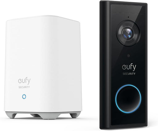 Eufy Video Doorbell S220 with Homebase2 (2k)- Black+White | TTT E82101W4