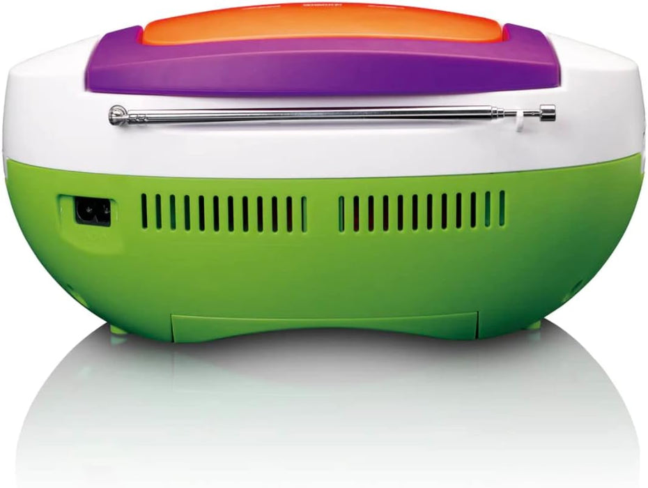 Lenco Portable FM Radio and CD/USB-player - Multi colour | SCD4-41UK