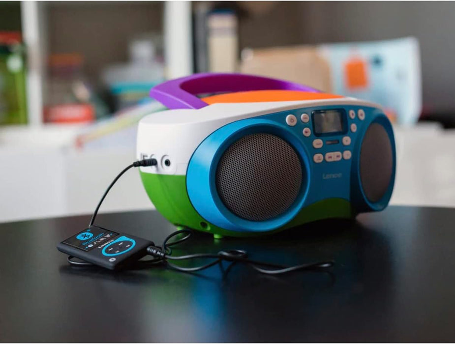 Lenco Portable FM Radio and CD/USB-player - Multi colour | SCD4-41UK