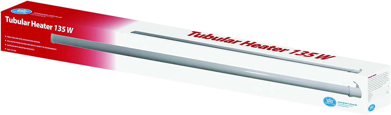 PREM-I-AIR Tubular Heater 135W 3FT IP55 White | EH1716