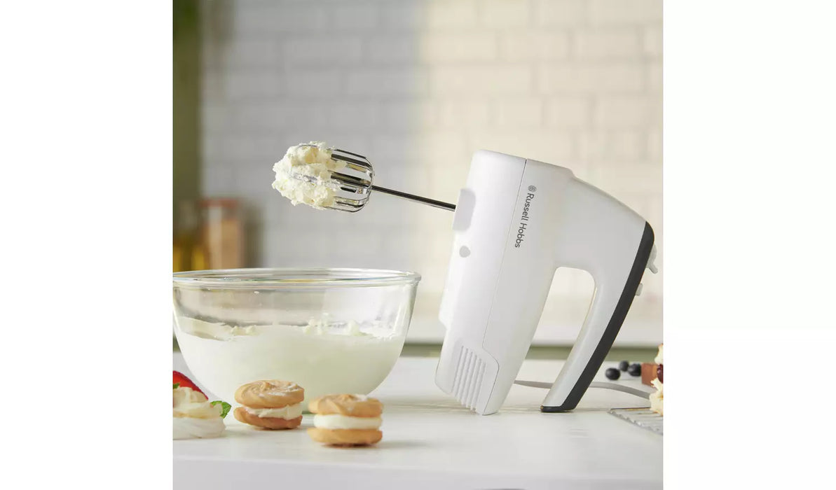 Russell Hobbs Go Create Electric 250W Hand Mixer - White | 27520