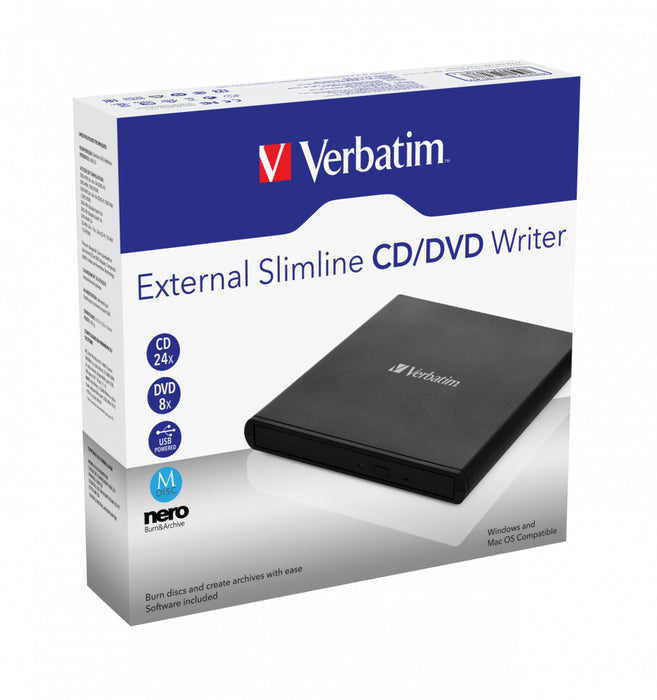 VERBATIM Mobile DVD Rewriter USB 2.0 | 53504