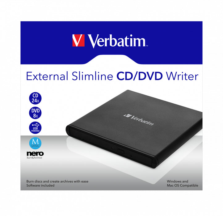 VERBATIM Mobile DVD Rewriter USB 2.0 | 53504