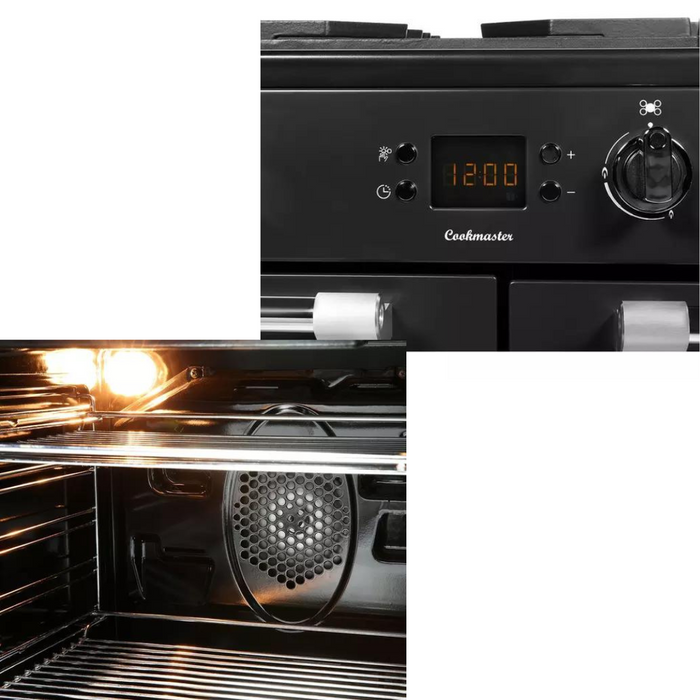 LEISURE 90cm Cookmaster Dual Fuel Range Cooker - ANTHRACITE  ||  CC90F530T