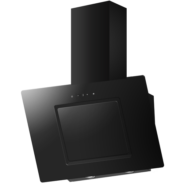 CATA 60cm Black Angled Glass Hood || ANG60BK
